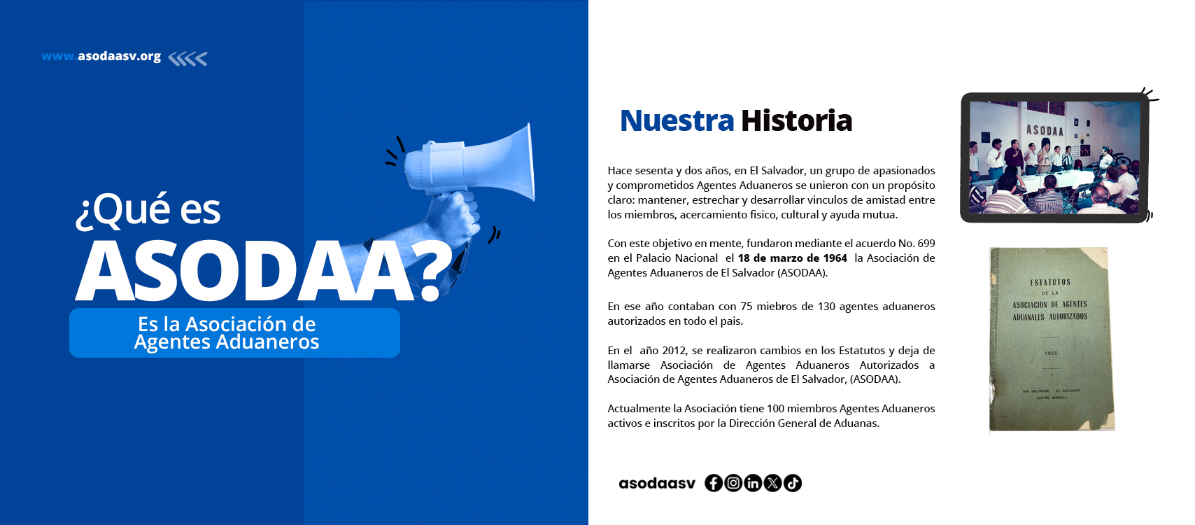 ¿Qué es ASODAA? Nuestra historia